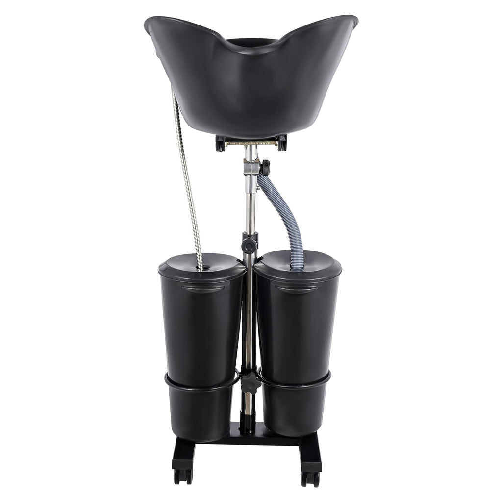 Portable Shampoo Bowl Hair Washing Sink with Electric Pump and 2 Water Tanks O3980