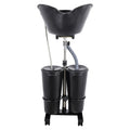 Portable Shampoo Bowl Hair Washing Sink with Electric Pump and 2 Water Tanks O3980
