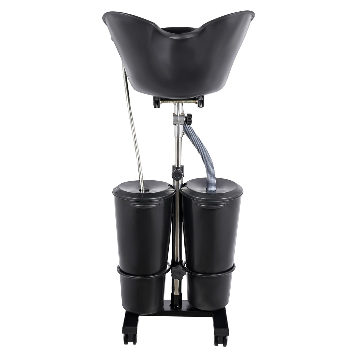 Portable Shampoo Bowl Hair Washing Sink with Electric Pump and 2 Water Tanks O3980