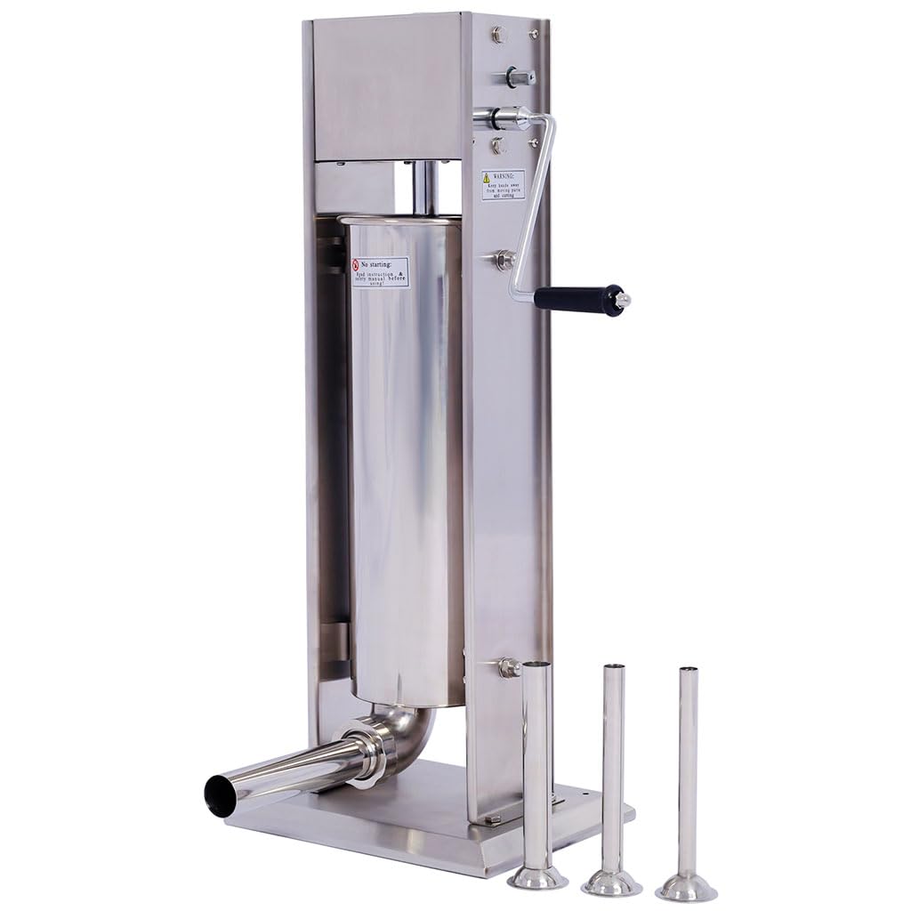 7L Stainless Steel Vertical Sausage Stuffer A290795