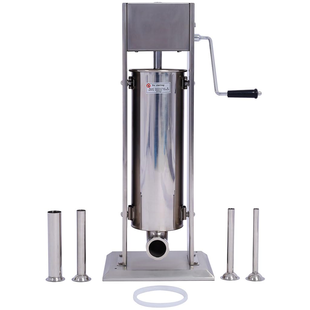 7L Stainless Steel Vertical Sausage Stuffer A290795