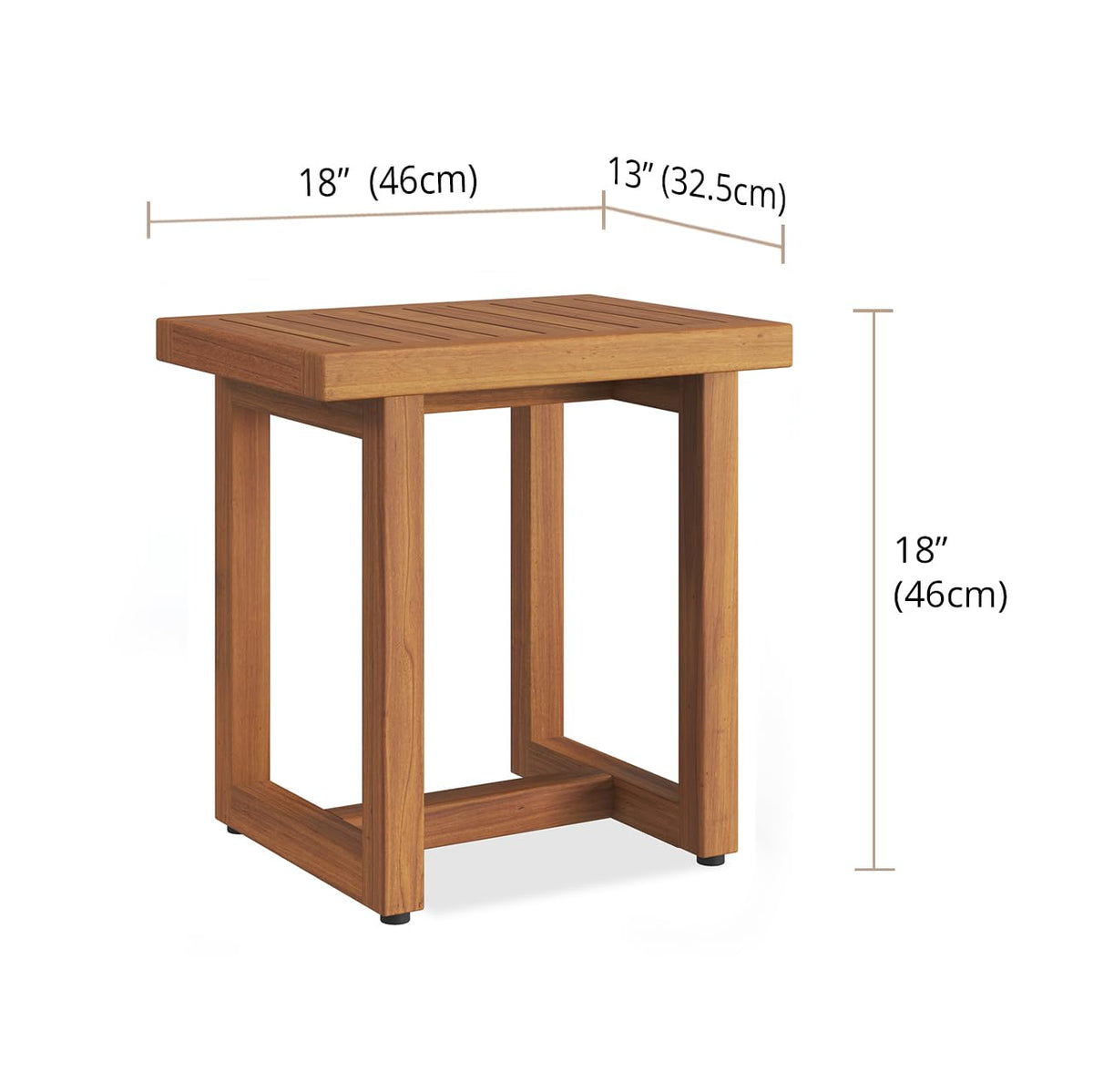 18" Teak Shower Bench G31618