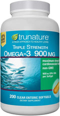 Triple Strength Omega-3 900 mg Fish Oil 200 Softgels H994171