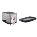 48" Folding Metal Dog Crate with Dog Crate Bed V39611