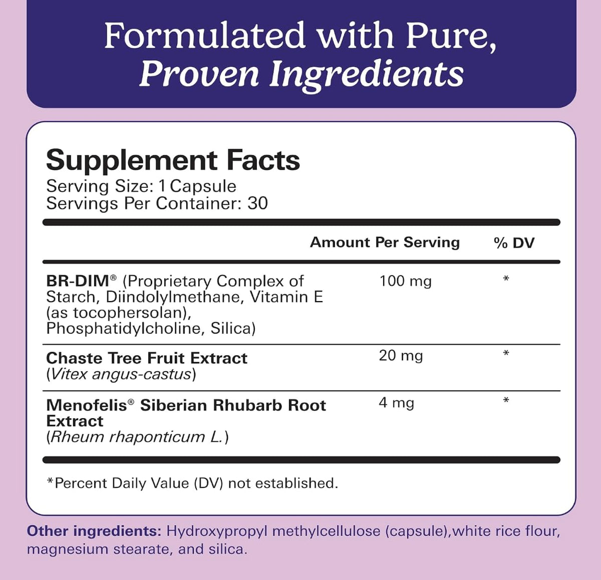 30 Capsules Hormone Balance G6902