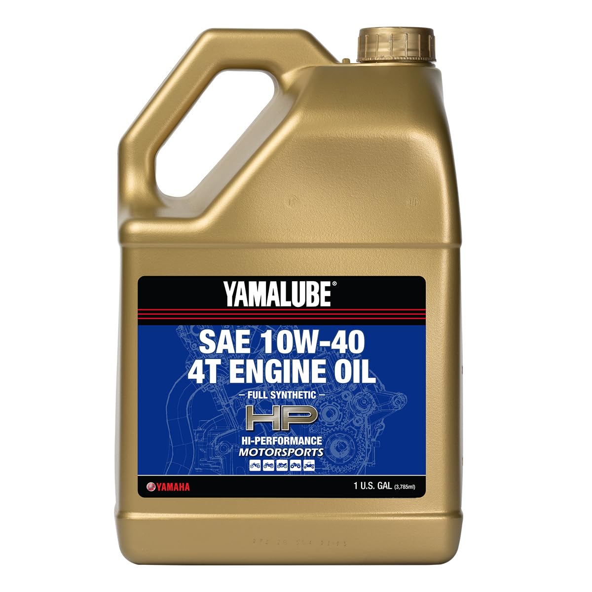 10W-40 4T Full Synthetic Engine Oil 1 Gallon P5350