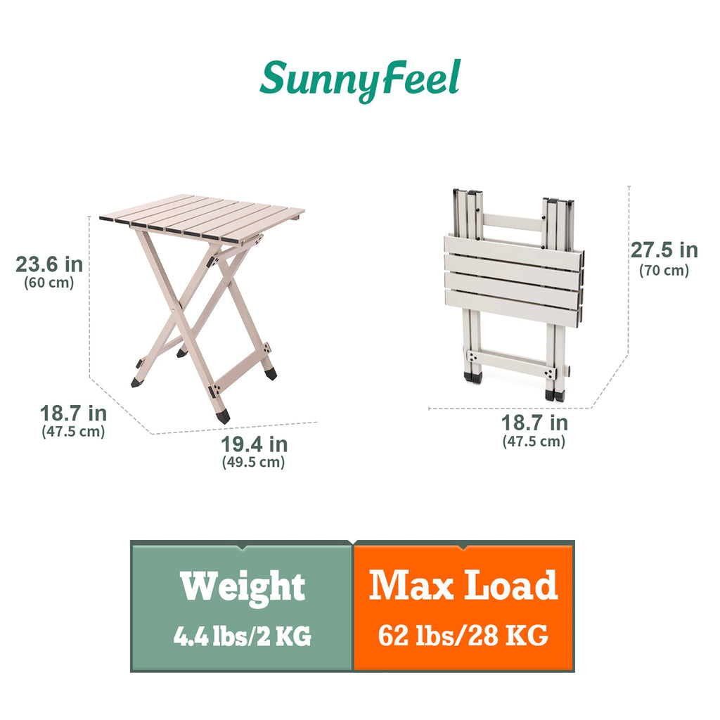 Lightweight Aluminum Folding Camping Table B7174