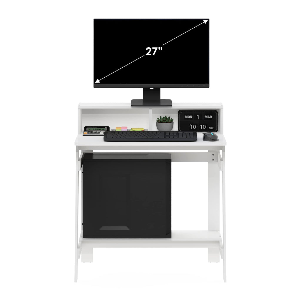 32-Inch Computer Desk with Hutch Shelf K9360
