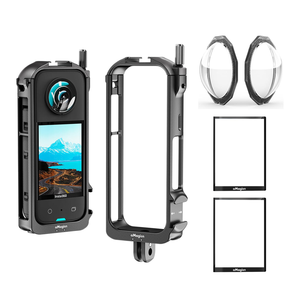 Aluminium Protective Cage with Lens Guards and Screen Protector B80986