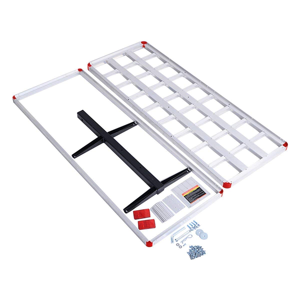 Aluminum Hitch Mount Cargo Carrier 60" x 22" 500LBS T51917