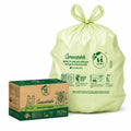 1.6 Gallon Compostable Bags with Easy-Tie Handles, 50 Count Z3018