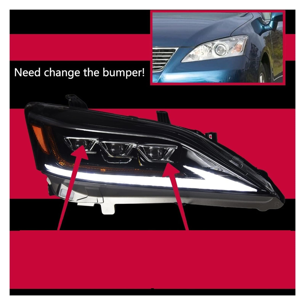 LED Headlights 2006-2012 T981