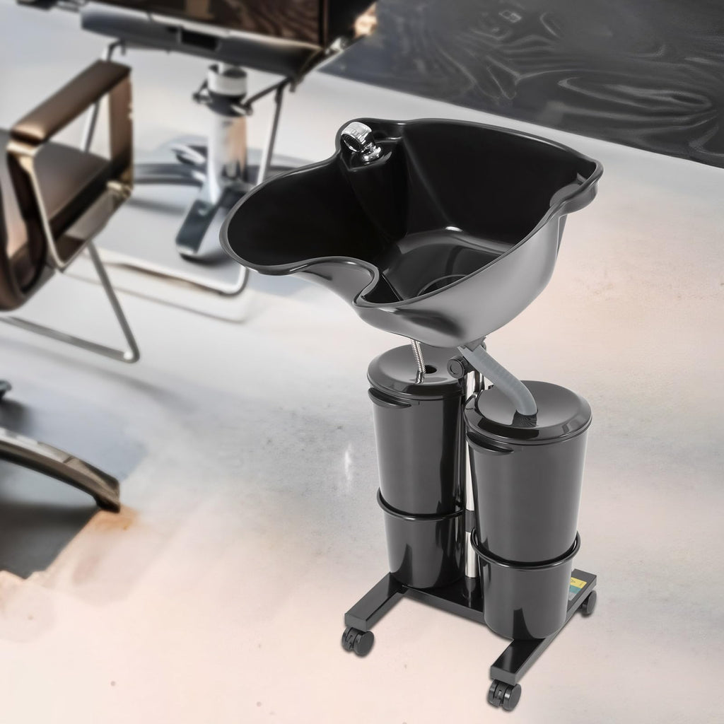 Electric Portable Shampoo Bowl with 2 Buckets V7597