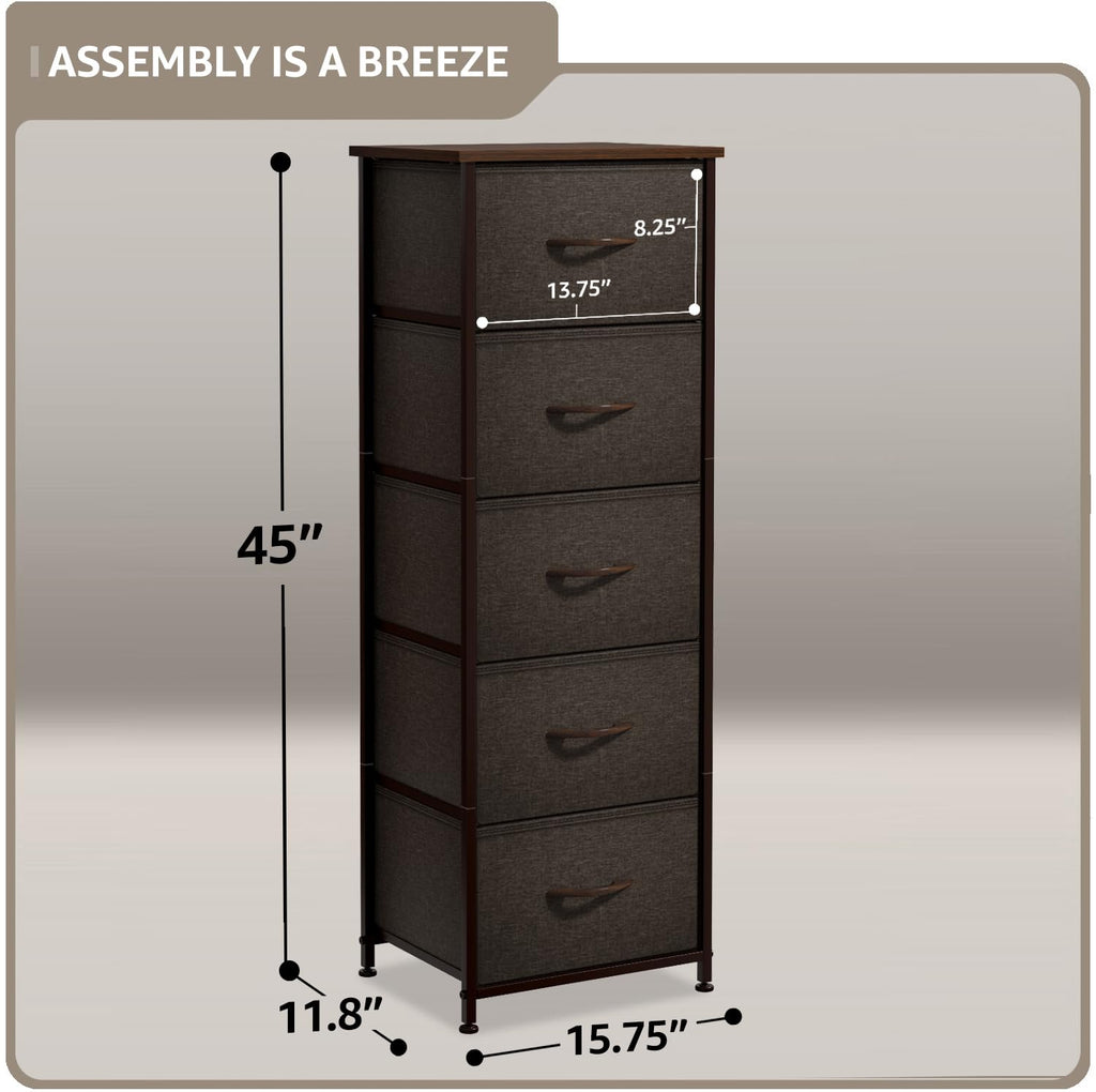 5 Drawer Nightstand A6739