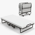 Folding Twin Size Portable Bed with 4” Memory Foam Mattress S990450
