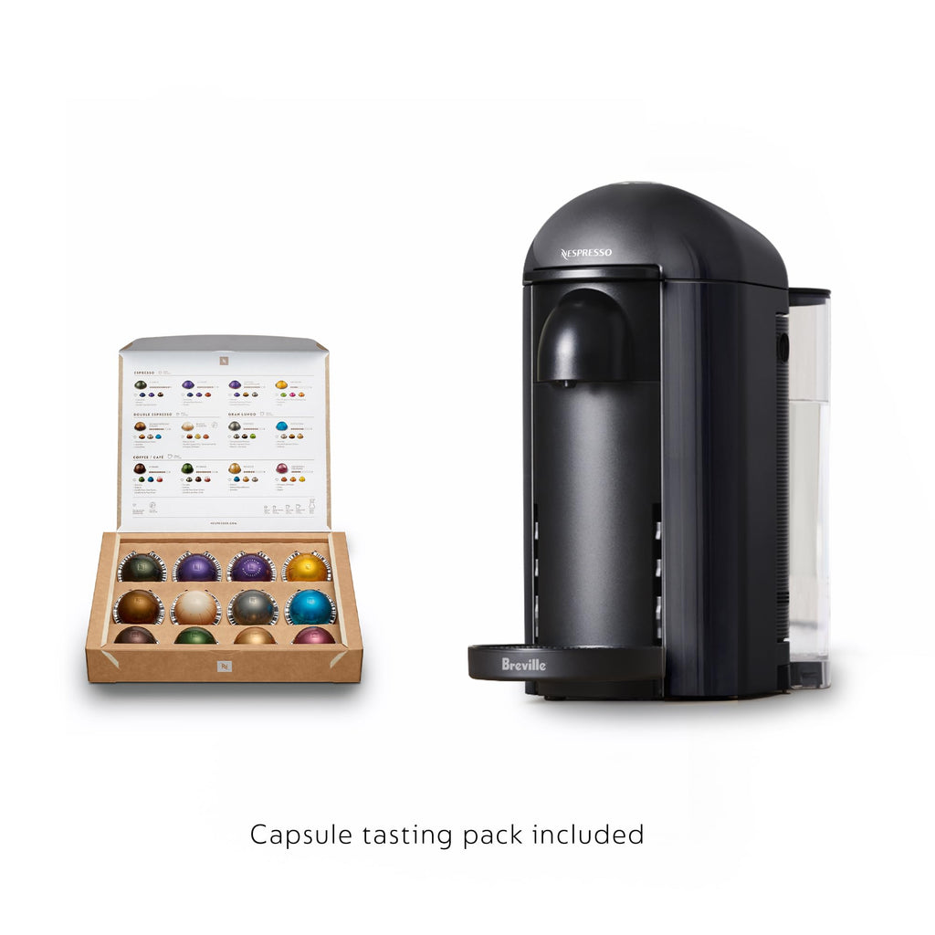 Ink Black Coffee and Espresso Maker with Milk Frother W993