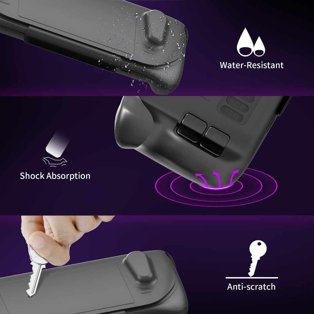 Ultra Slim TPU Protective Case with Front Cover for Steam Deck/OLED F880