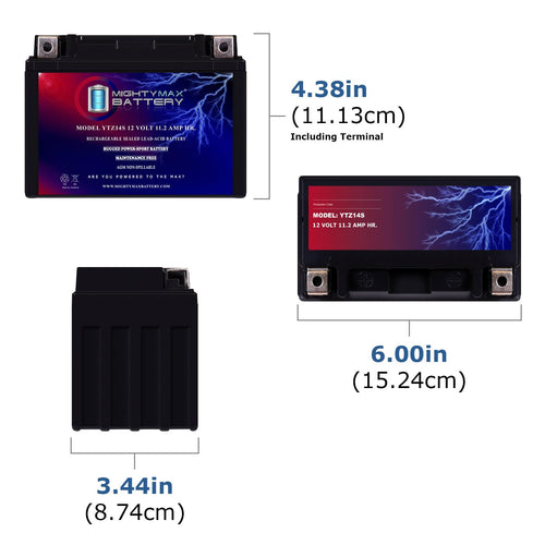 12V 11.2AH Replacement Battery 4 Pack O43682