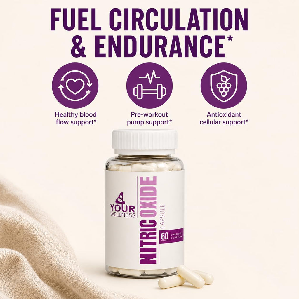 Nitric Oxide Capsules L Arginine L Citrulline 60 Count R727531