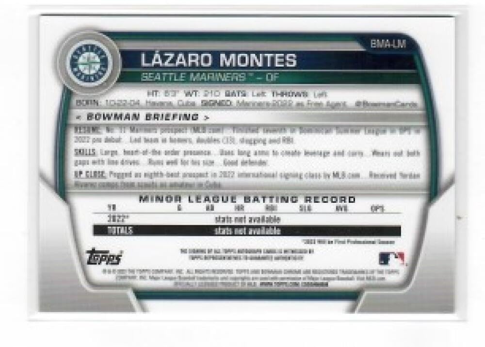 2023 Bowman Chrome Mega Box Mojo Autographed Refractor Baseball Q47894