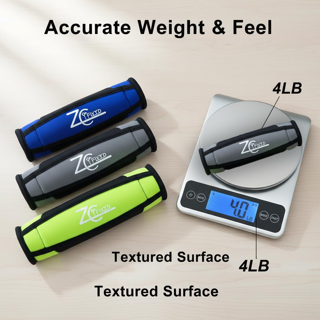 Soft Hand Weights with Hand Straps J2818