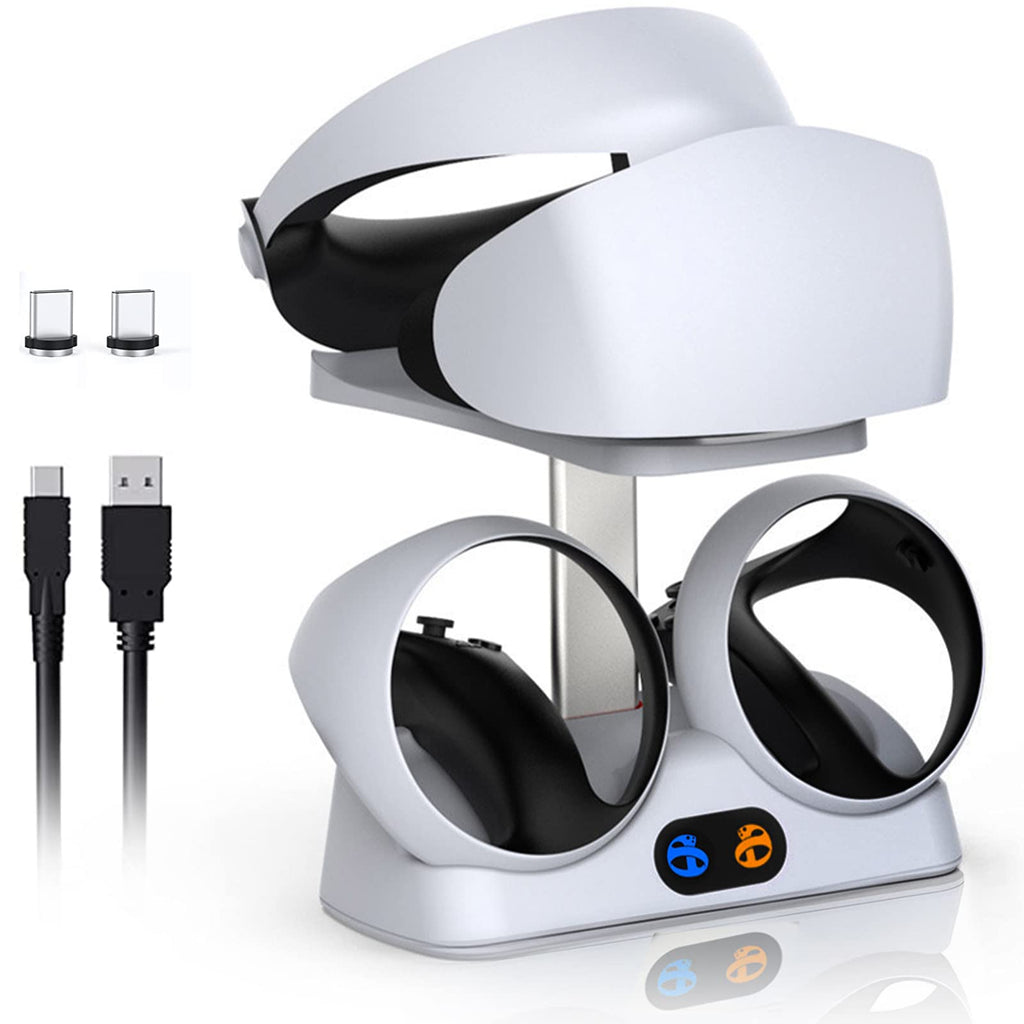 Charging Station for PS VR2 Sense Controllers with Headset Holder W8113