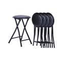 18-Inch Backless Folding Stools Set of 4 M40696