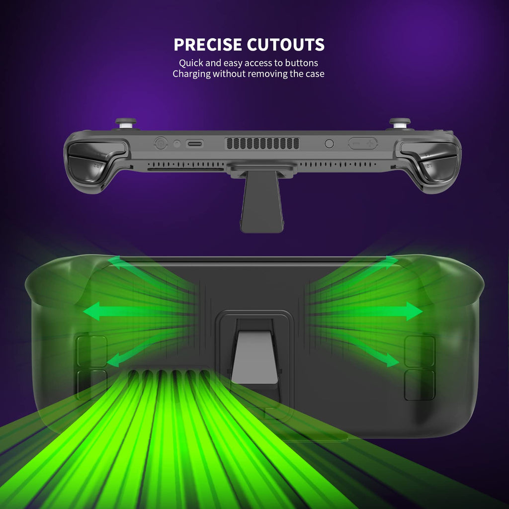 Ultra Slim TPU Protective Case with Front Cover for Steam Deck/OLED F880