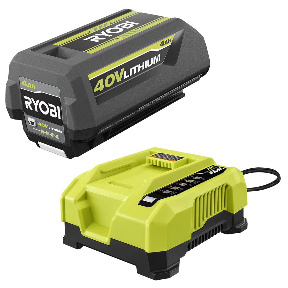 40-Volt 4 Ah Battery and Rapid Charger Combo Kit E873299