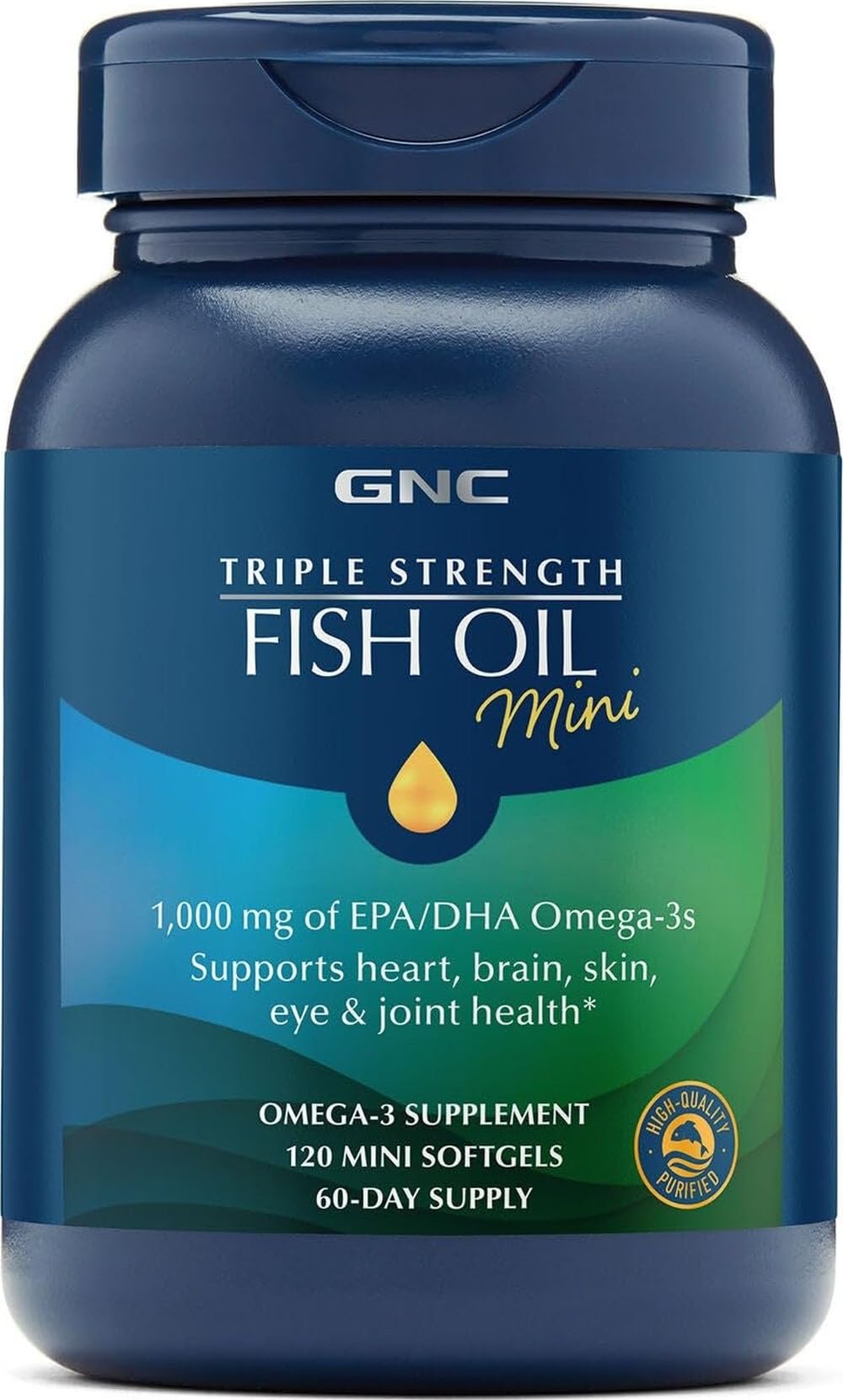 Fish Oil Mini 1000mg EPA & DHA 120 Mini Softgels R708