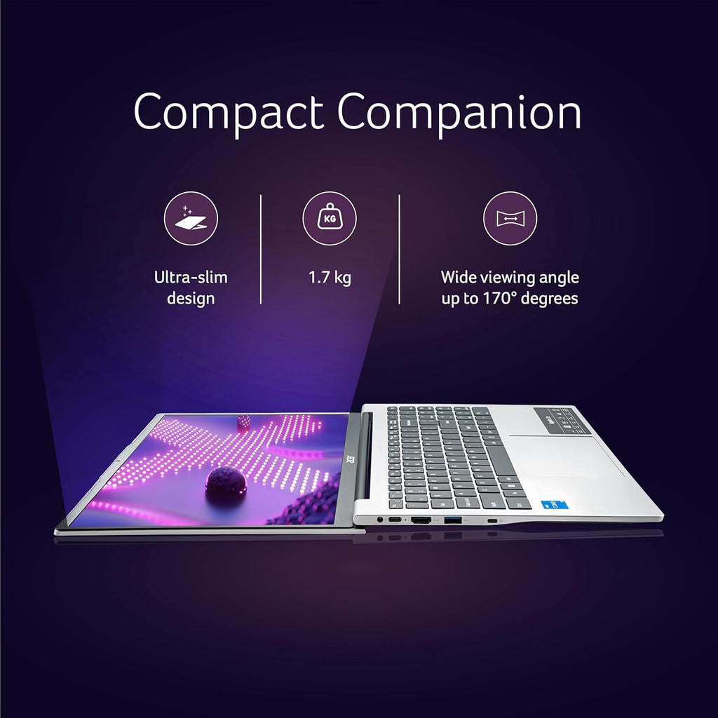 Slim Laptop Intel Core I3 8GB RAM 256GB SSD 15.6" FHD Windows 11 N1867
