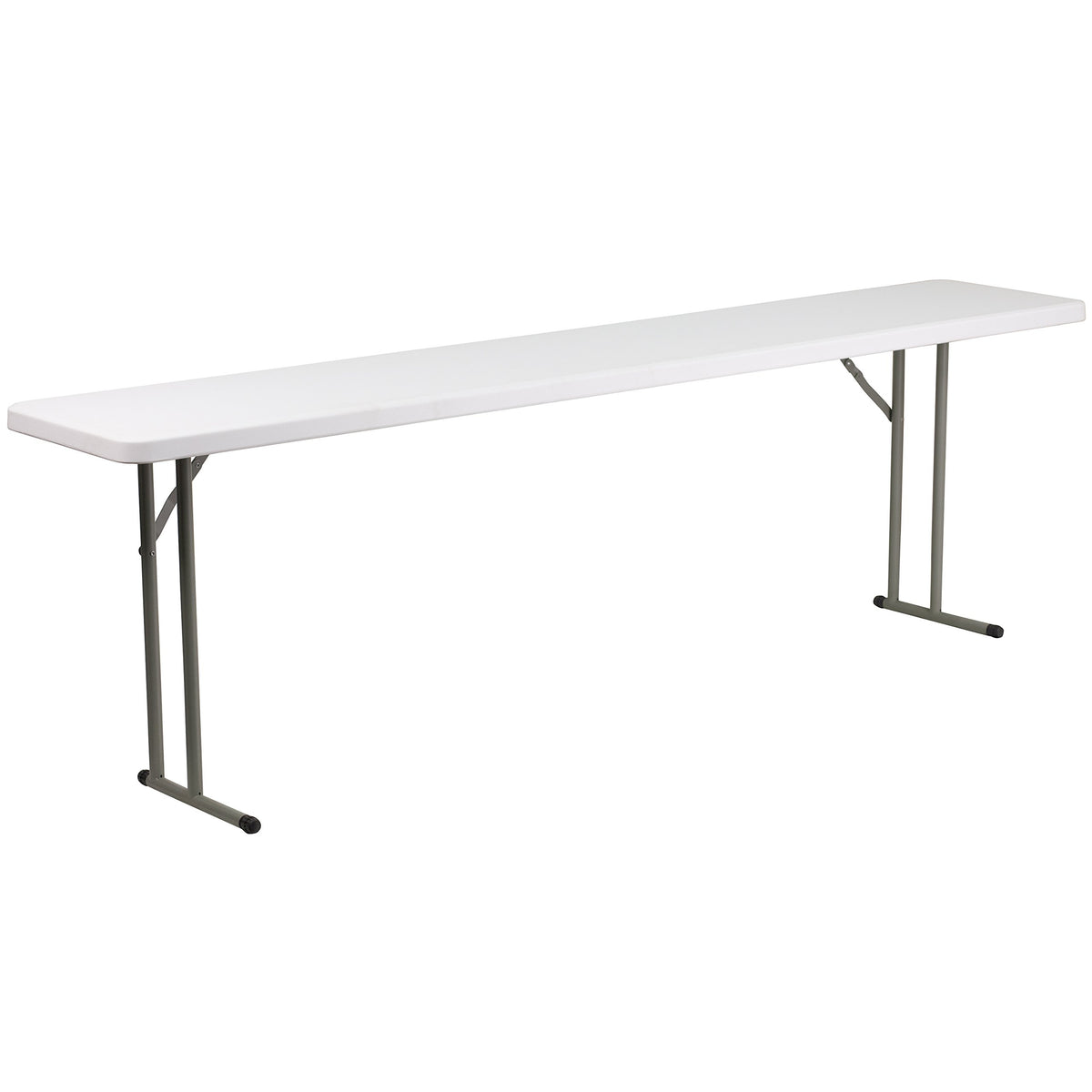 8-Foot White Plastic Folding Training Table Z8992