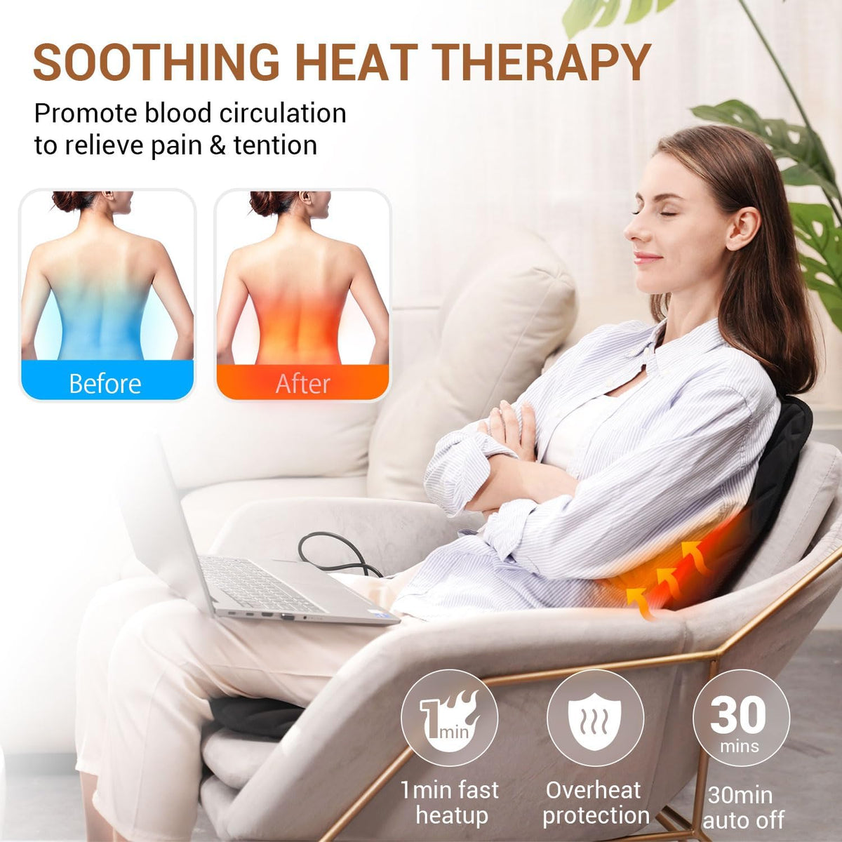 Back Massager with Heat E48104