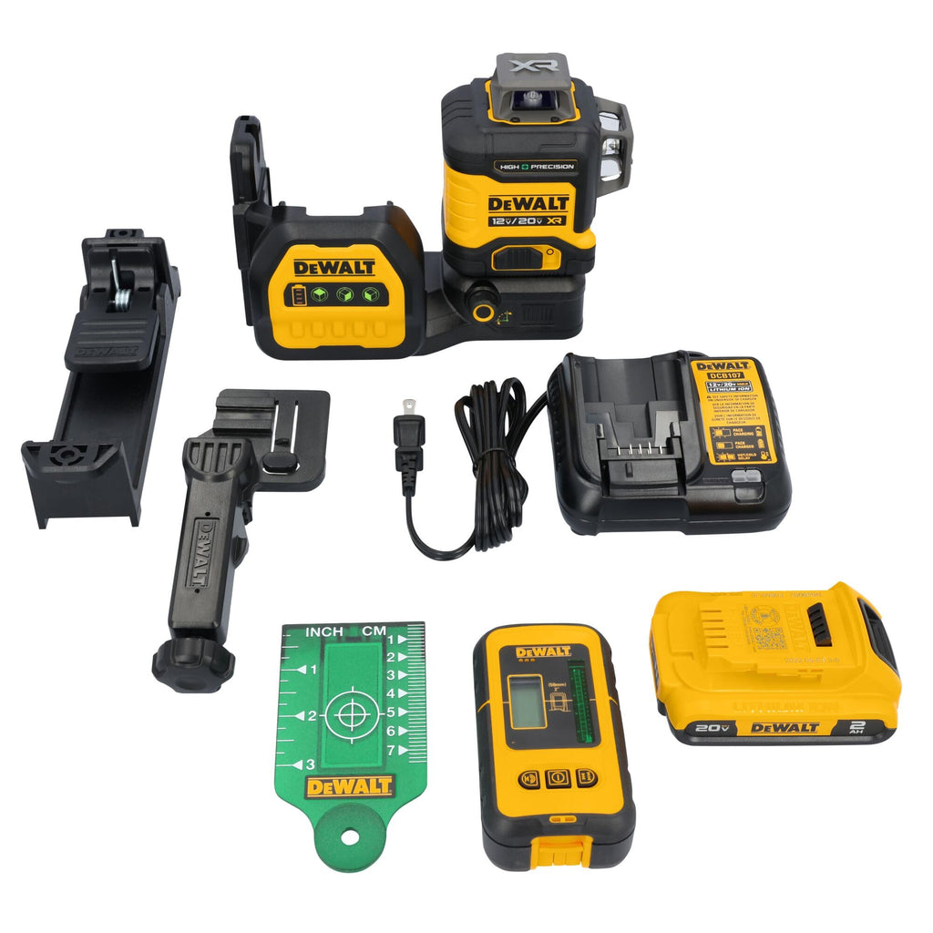 12V/20V MAX XR Line Laser, High Precision 3 X 360, Green T555