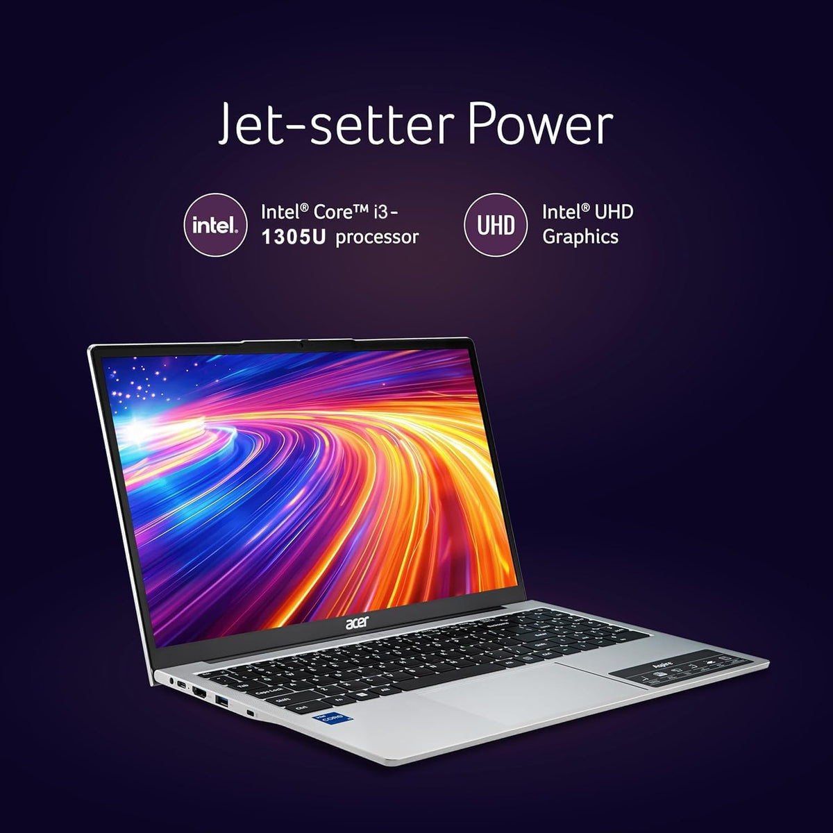 Slim Laptop Intel Core I3 8GB RAM 256GB SSD 15.6" FHD Windows 11 N1867