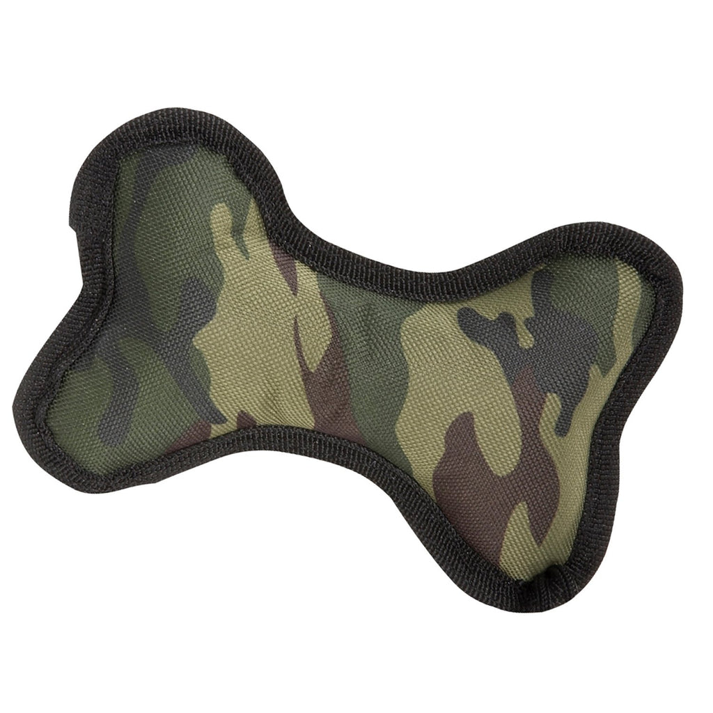 Green Camo Small Bone Dog Toys Q17131