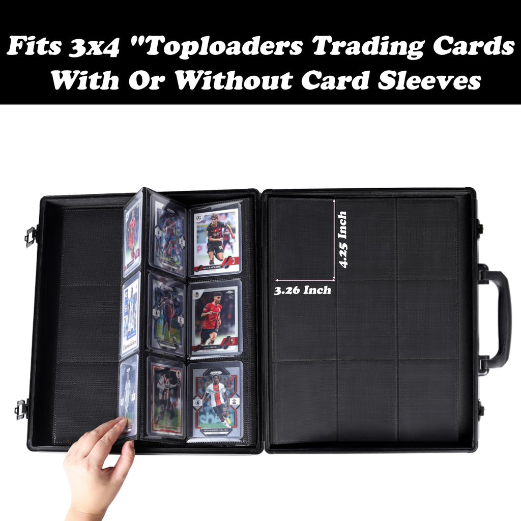Black 216 Toploader Trading Card Binder J4446