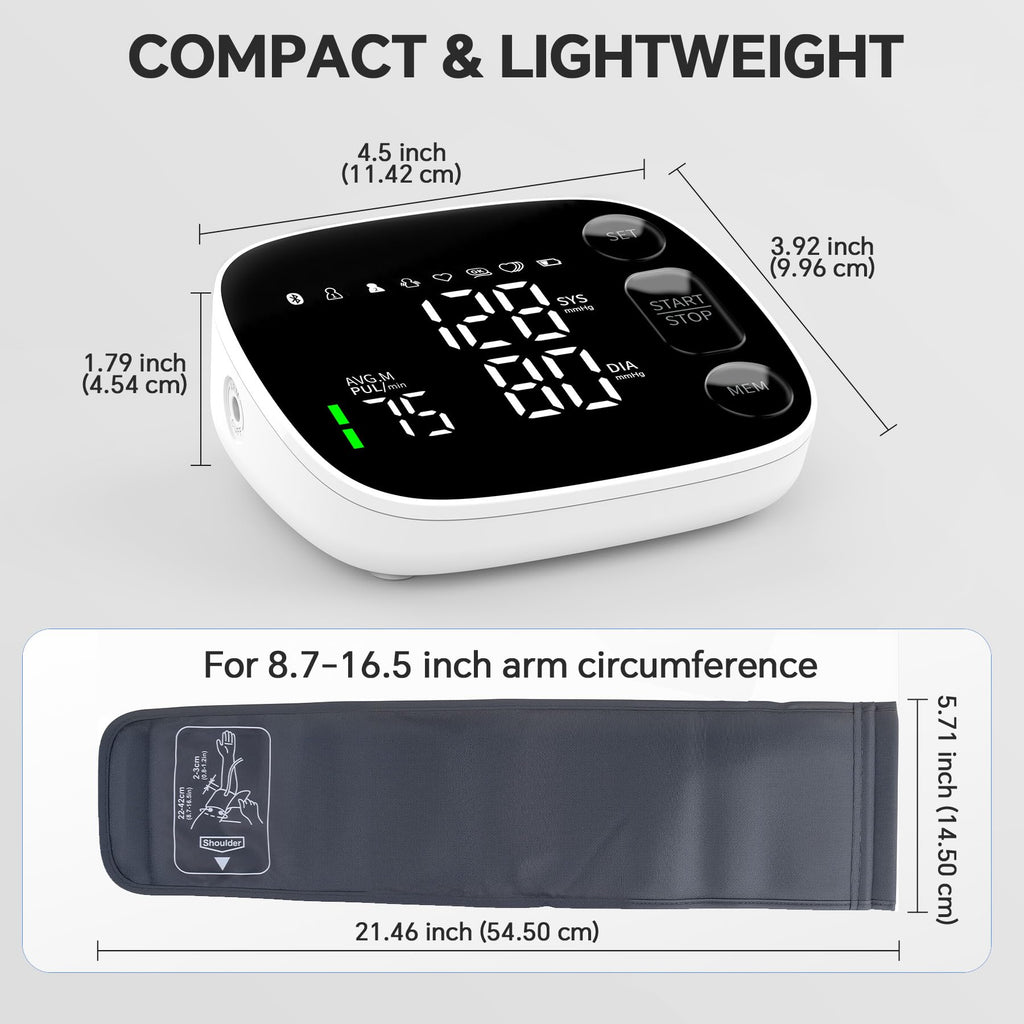 Blood Pressure Monitor Bluetooth Upper Arm K710721