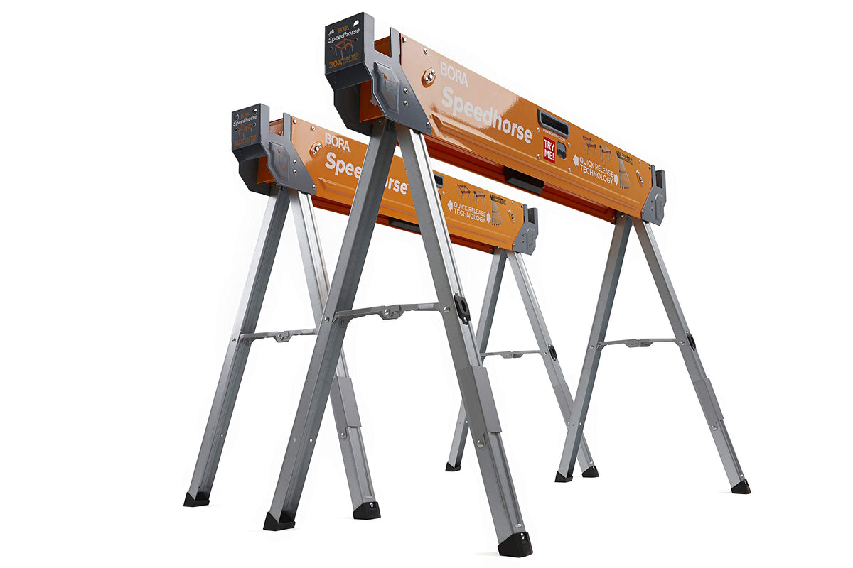 2 Pack Folding Heavy Duty Metal Sawhorse A767