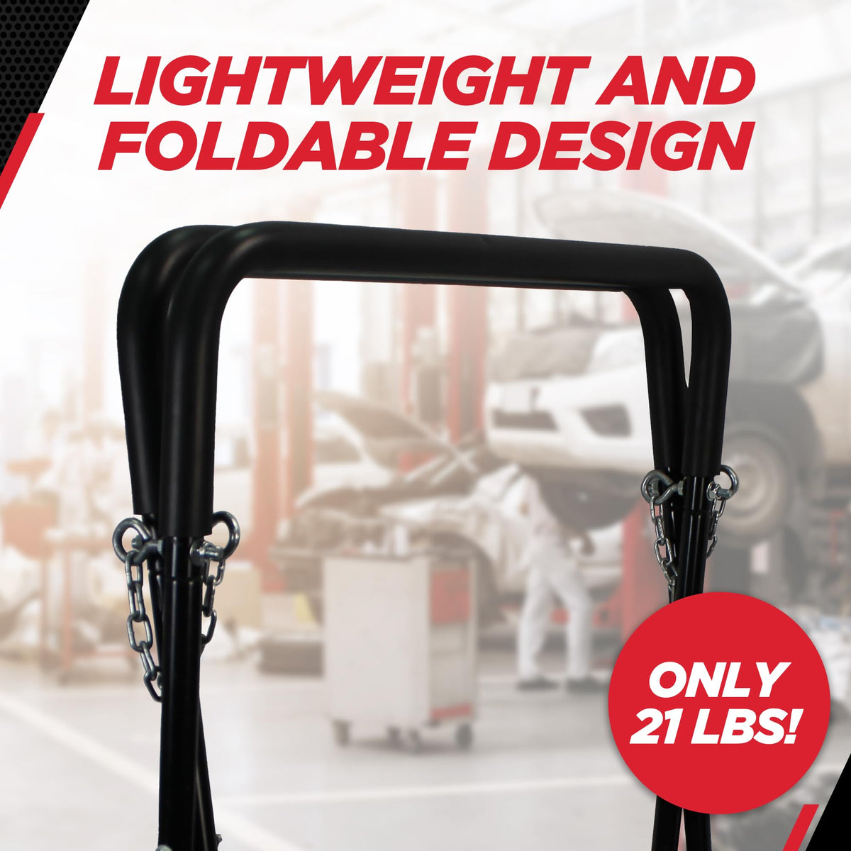 Heavy Duty Folding Stand, 32"-42" Adjustable Height A548770