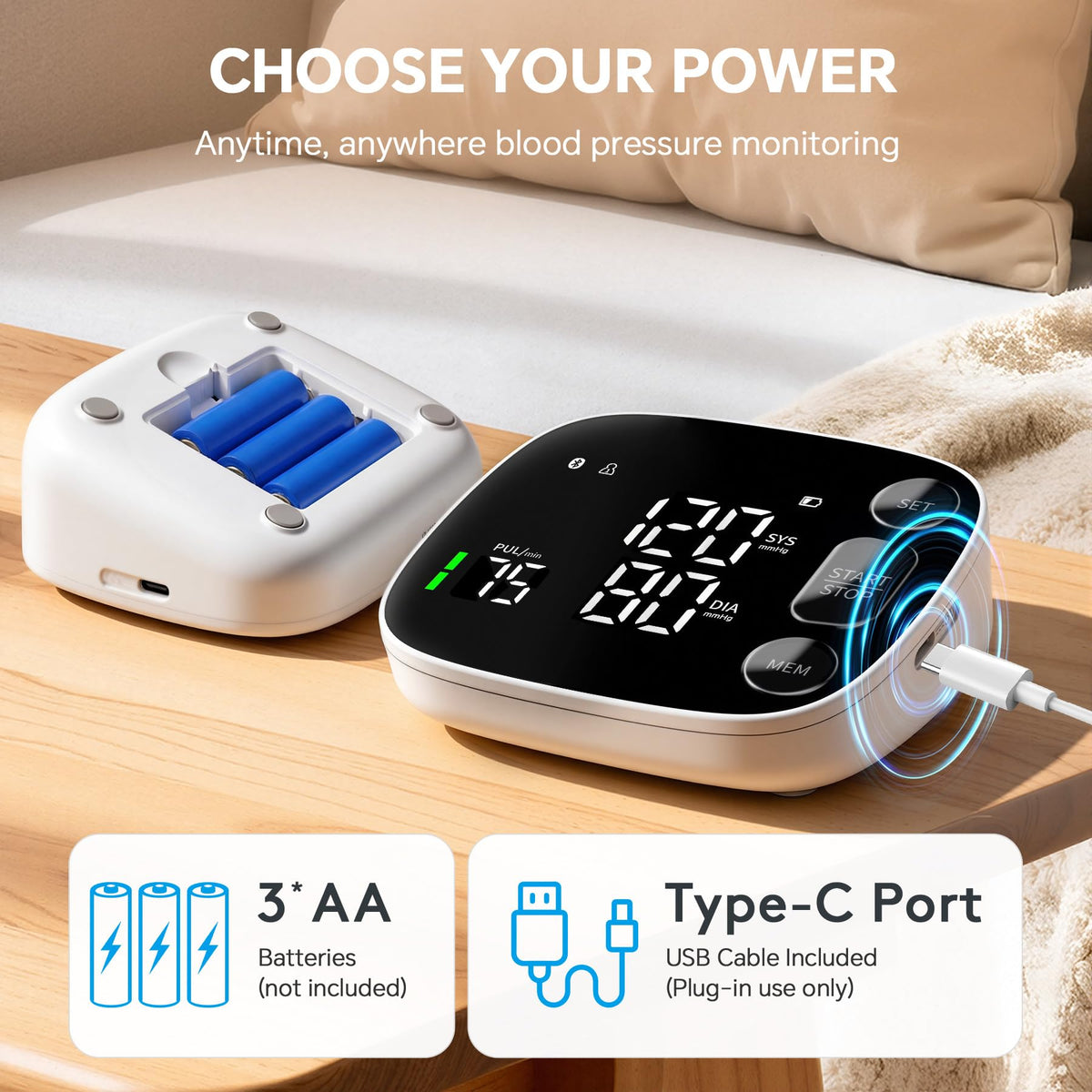 Blood Pressure Monitor Bluetooth Upper Arm K710721