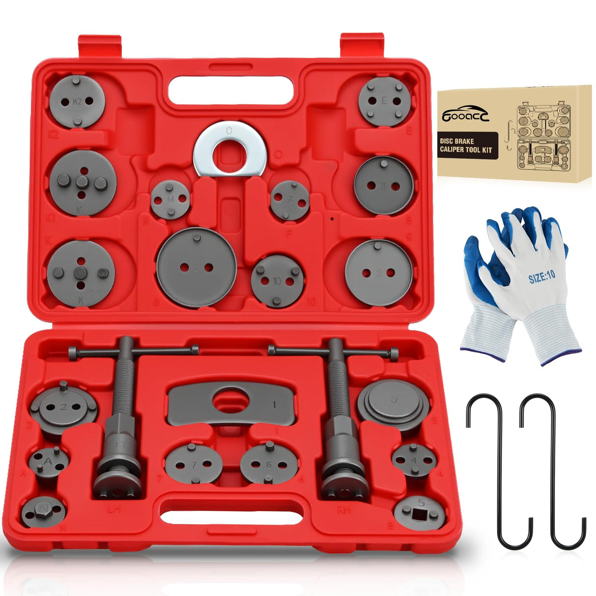 22pc Disc Brake Caliper Compression Tool Set U6976