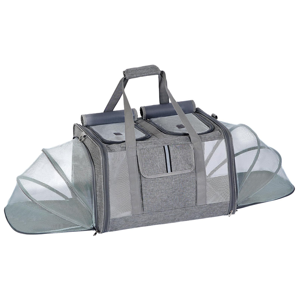 Large Expandable Soft-Sided Cat Carrier S77396