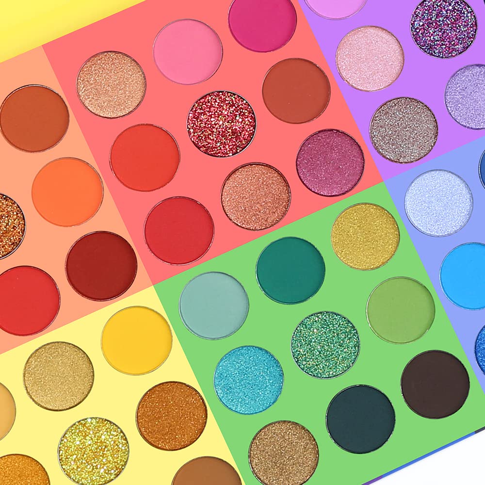 54 Colors Matte Shimmer Glitter Eyeshadow Palette L997