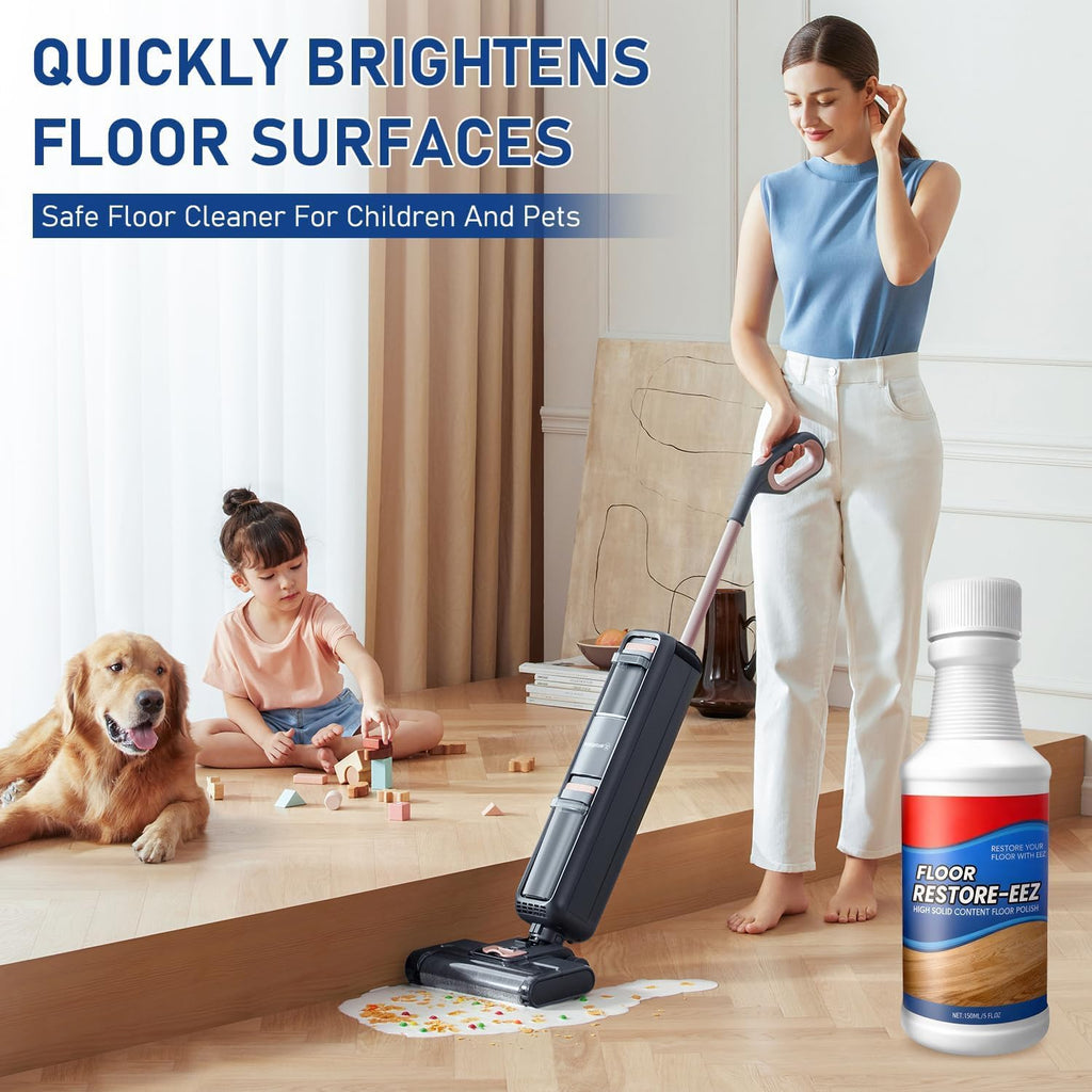 Floor Restore Cleaner, High Solid Content Floor Polish (2 PACK) W68872