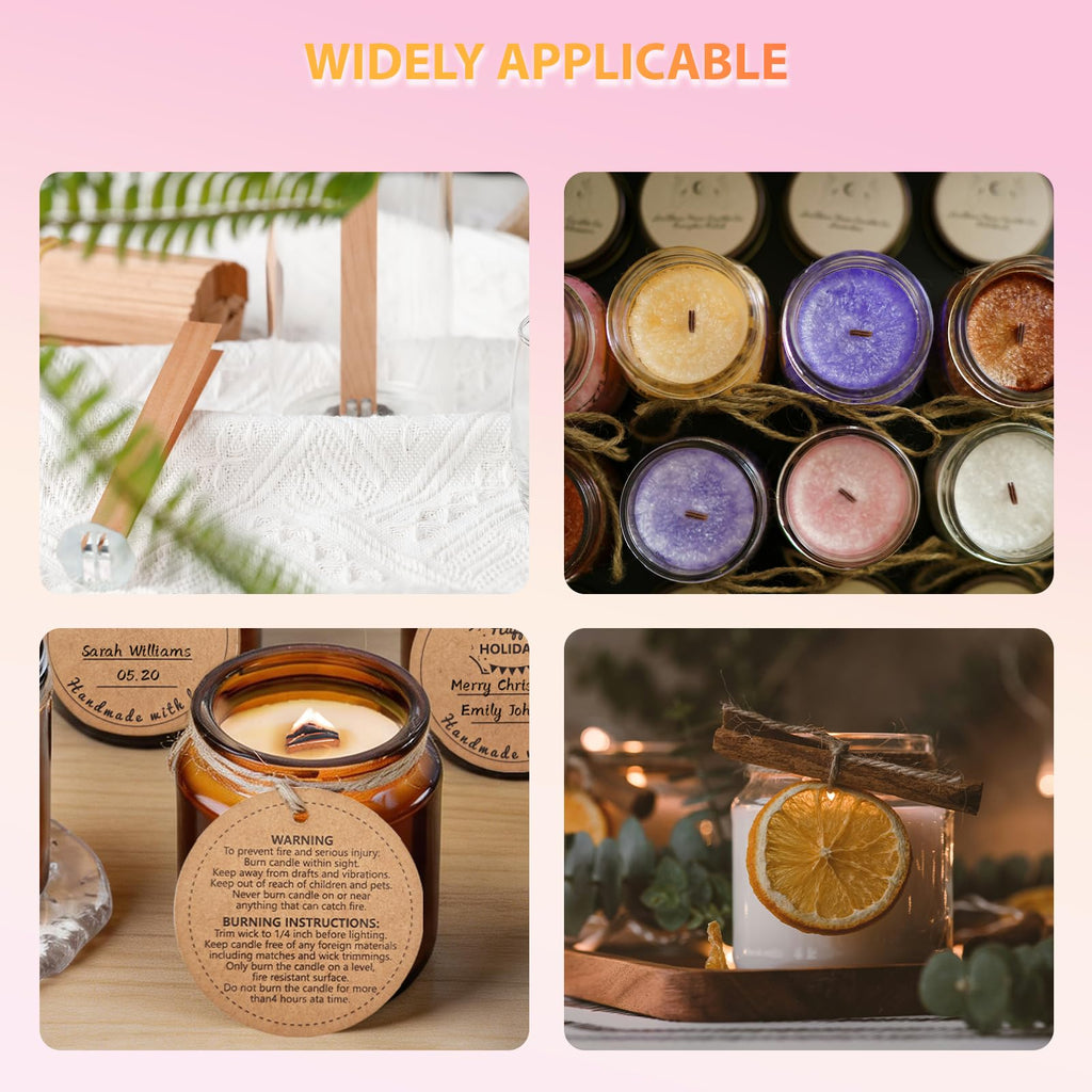 Cherry Wood Wicks 180 Candles per Pack F2255
