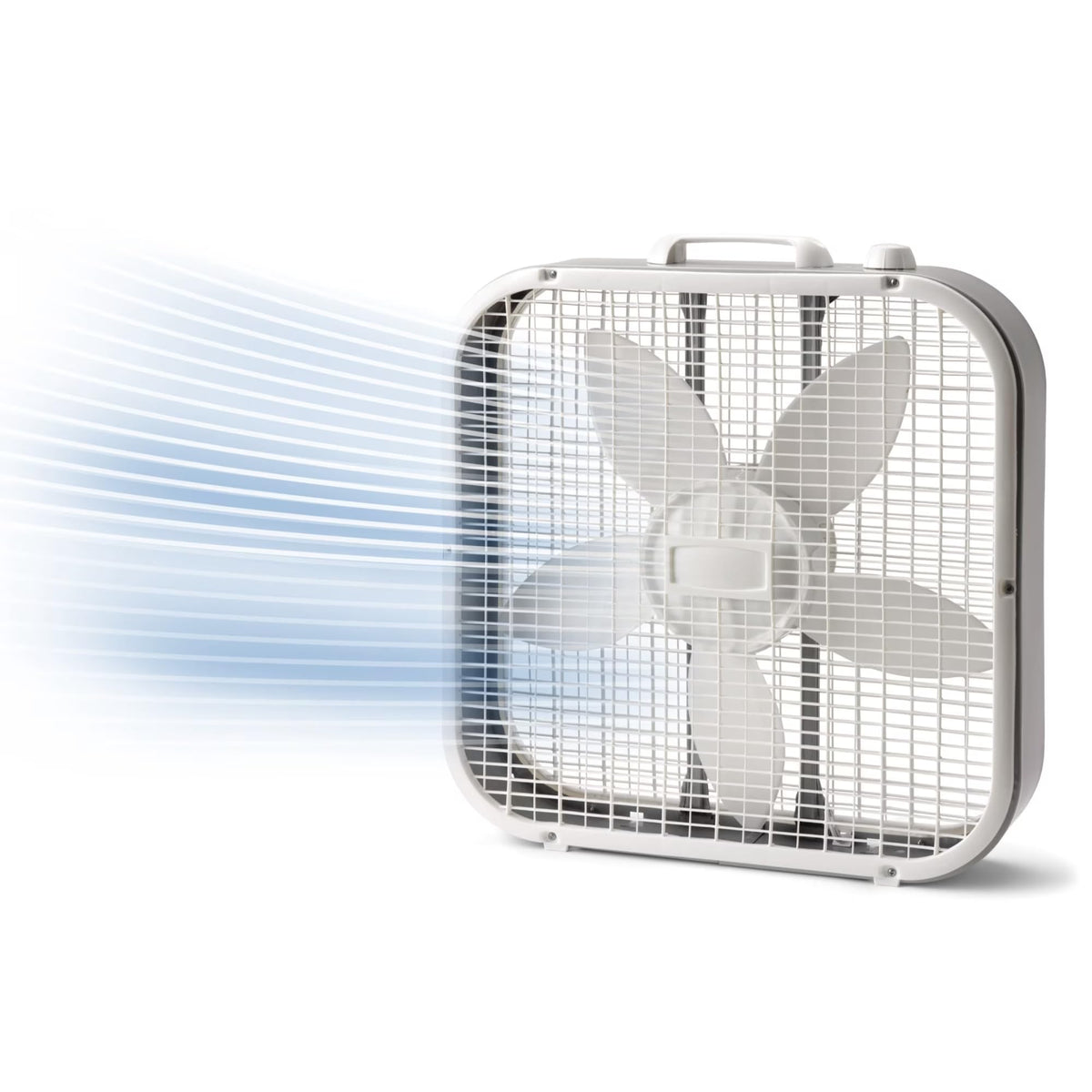 20 Inch 3-Speed Box Fan White J50329
