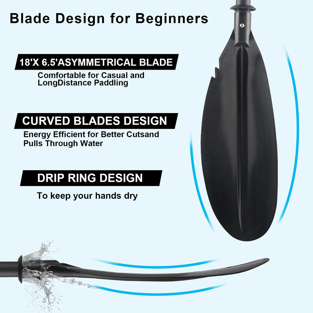Telescoping Kayak Paddles with Paddle Leash Y166834