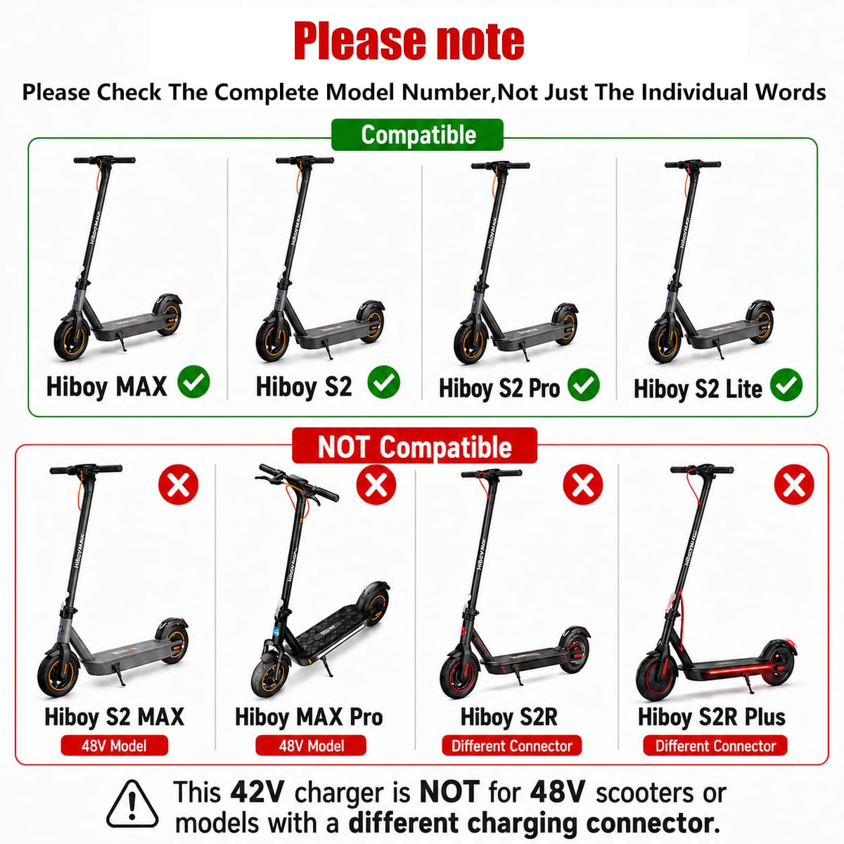 42V Electric Scooter Charger K661