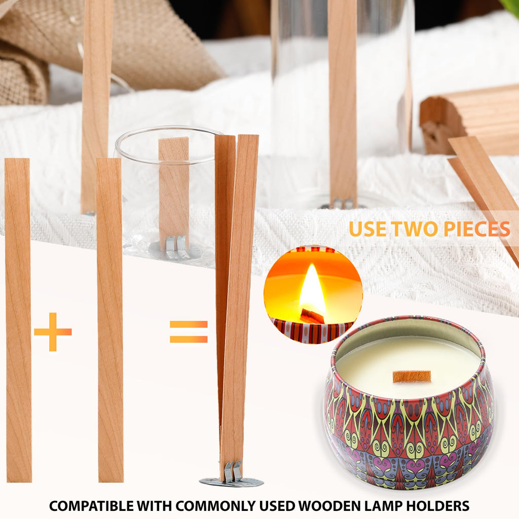 Cherry Wood Wicks 180 Candles per Pack F2255